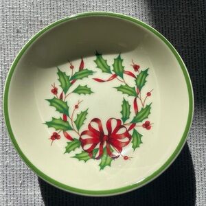 Lenox Christmas Holiday Serving Ramekin Small Dip Bowl Set (4)
